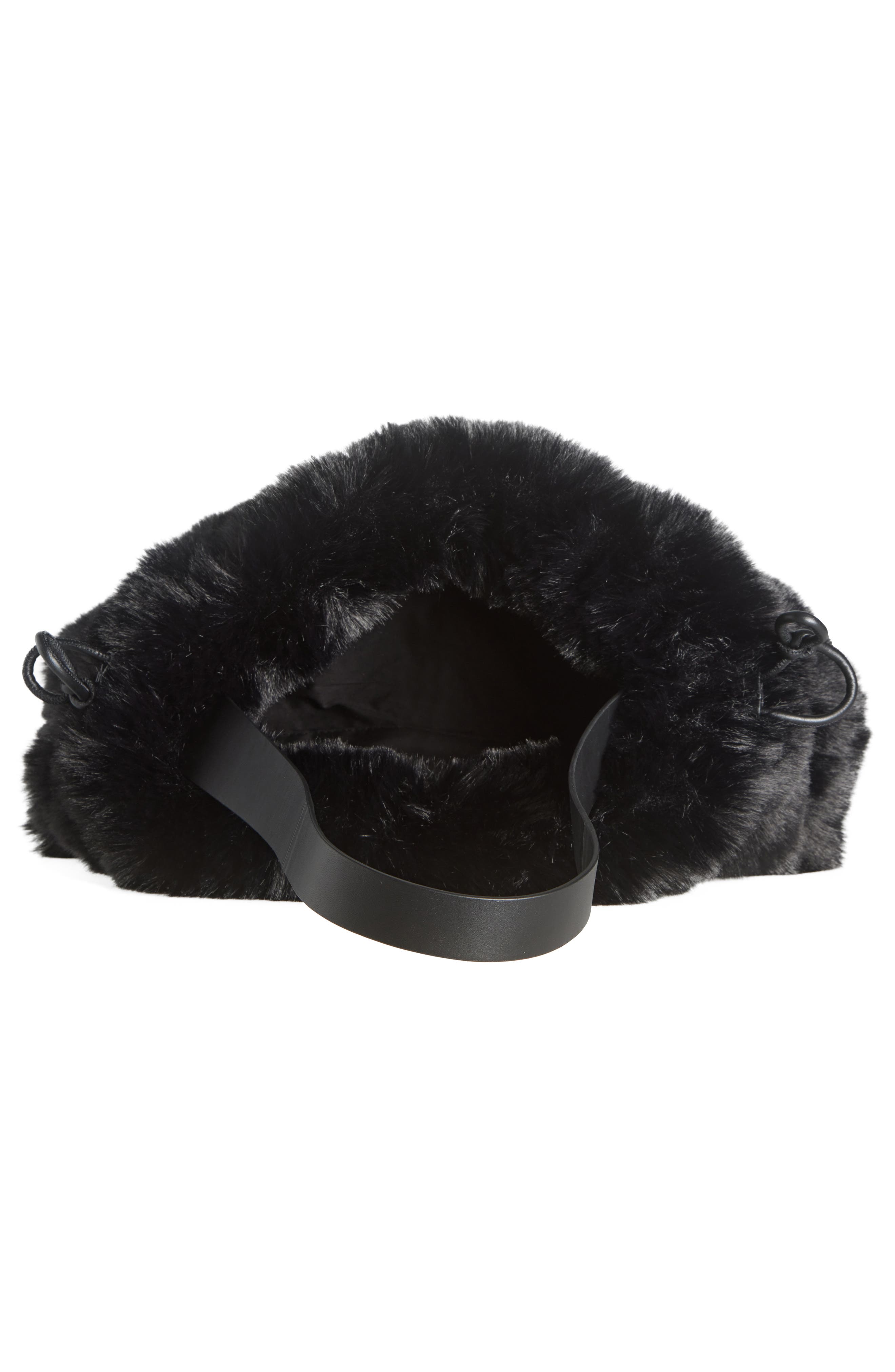 COS Faux Fur Clutch, Alternate, color, 