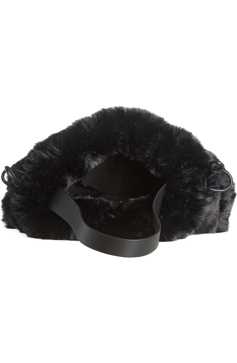 COS Faux Fur Clutch, Alternate, color,