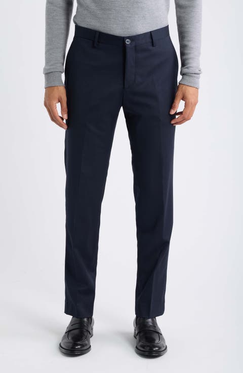 Virgin Wool Blend Chino Pants
