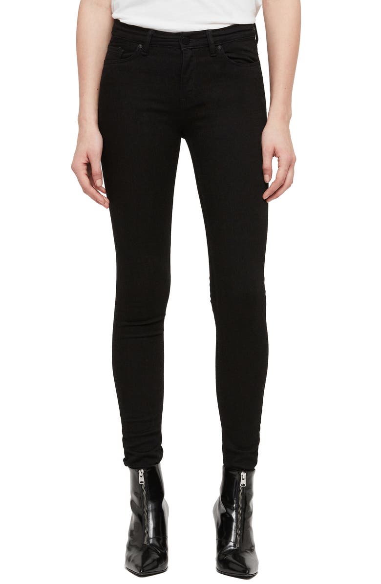 AllSaints Grace Skinny Jeans, Main, color,