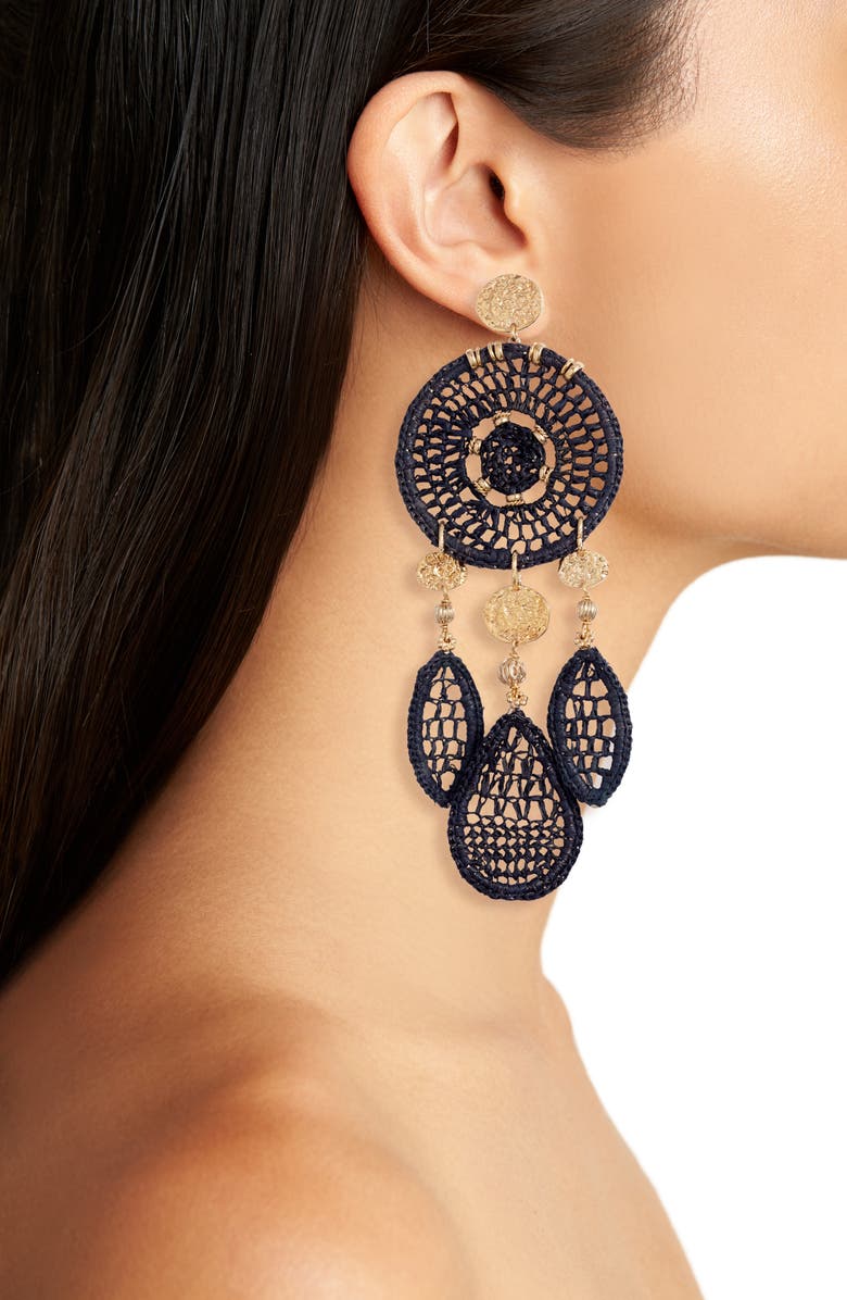 Gas Bijoux Fanfaria Drop Earrings, Alternate, color, 