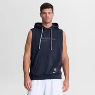 Nike Men's Nike College Navy Seattle Seahawks Sideline Standard Issue Dri-FIT Sleeveless Hoodie