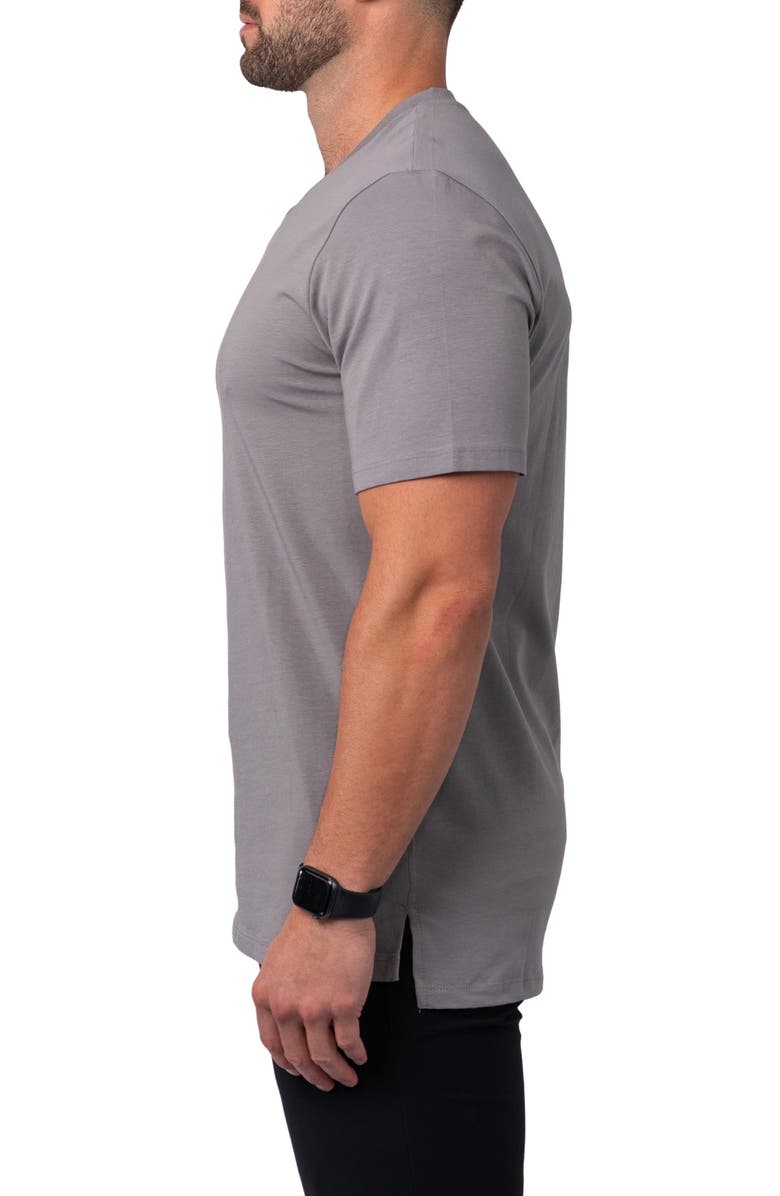 Maceoo Vivaldicore Cotton V-Neck T-Shirt, Alternate, color, Brown