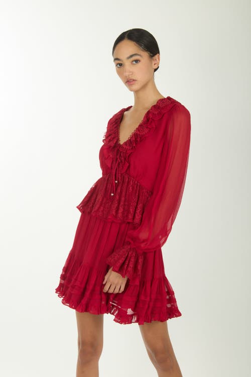 Secret Mission Milana Top In Red