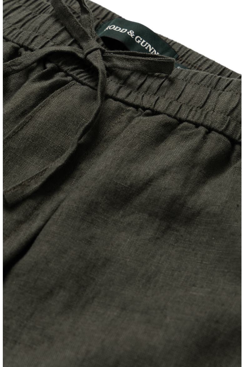Linen Resort Pants, Alternate, color, BAYLEAF