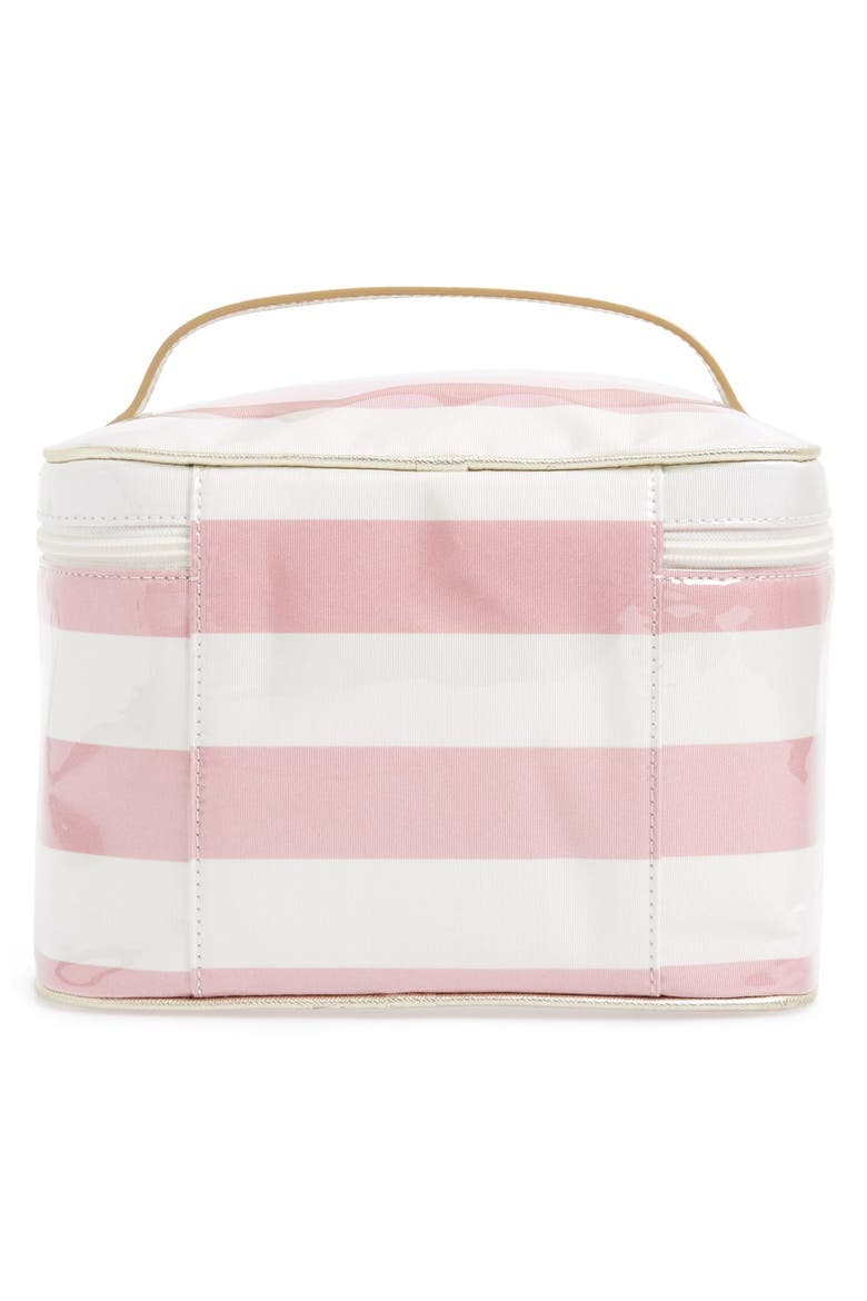 'java place - large natalie' cosmetics case, Alternate, color, ROSE JADE/ CREAM