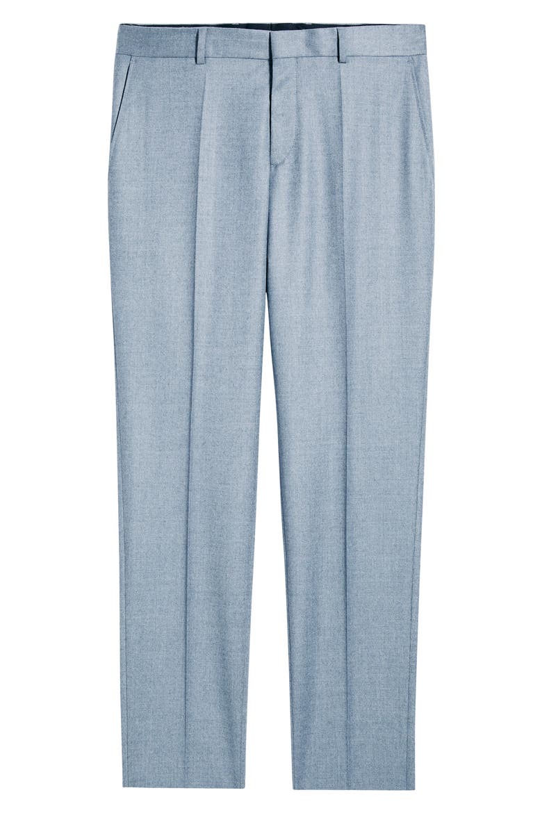 Genius Slim Fit Virgin Wool Suit Pants, Main, color, OPEN BLUE