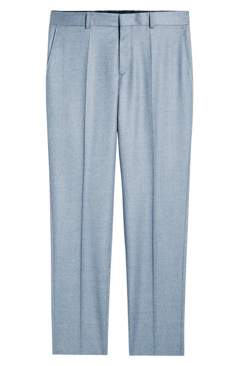 Genius Slim Fit Virgin Wool Suit Pants