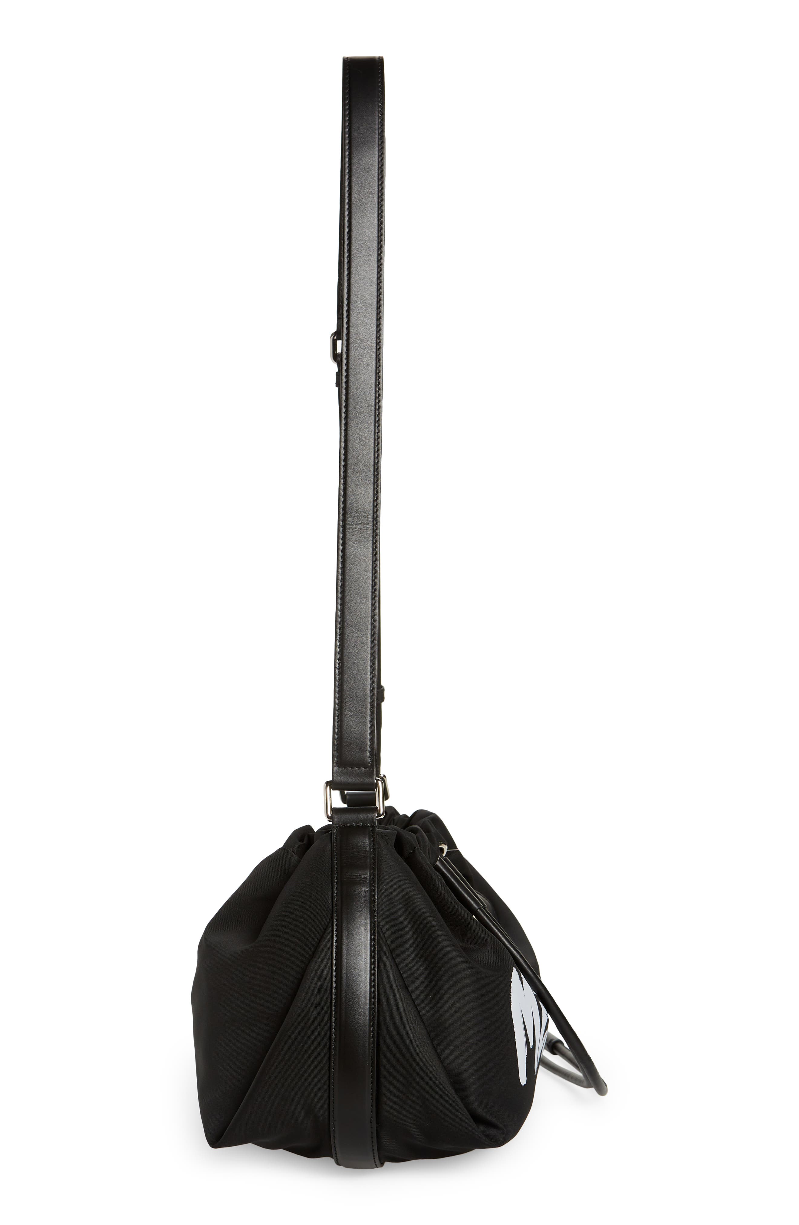 McQueen Small The Bundle Nylon Shoulder Bag, Alternate, color, 