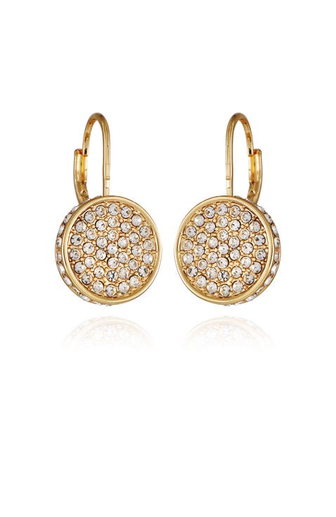 Pave Drop Earrings