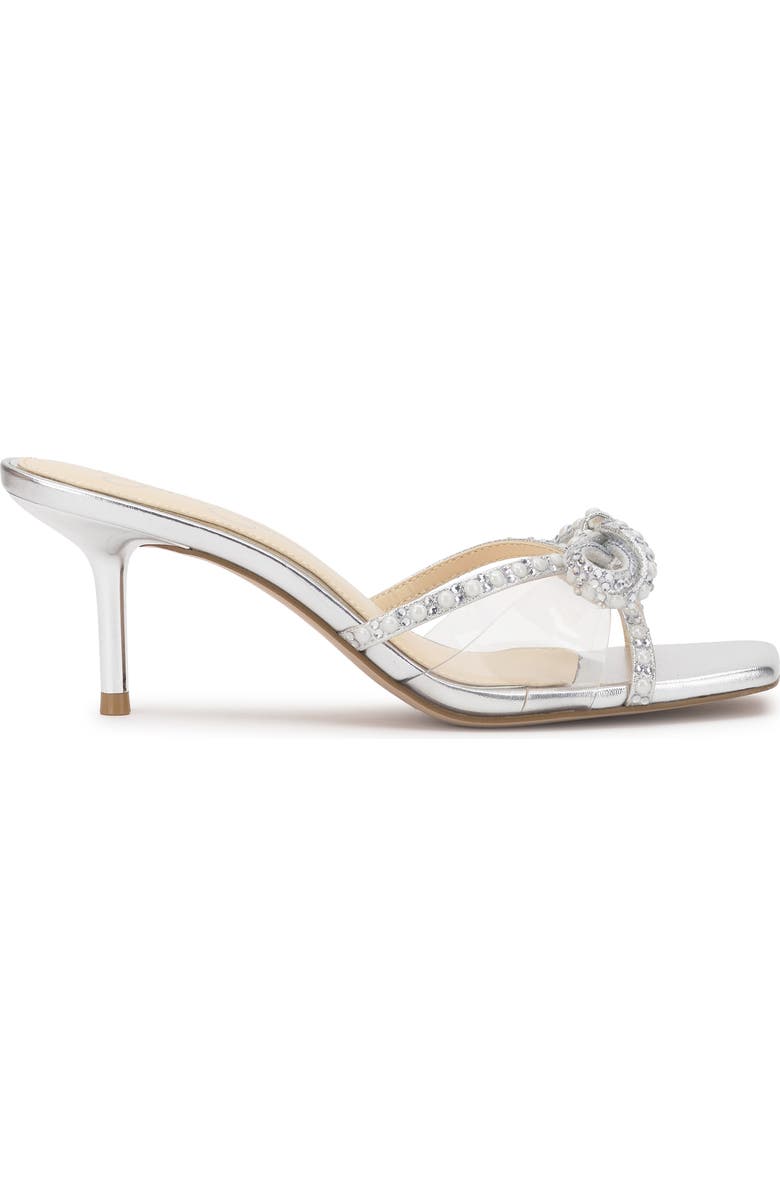 Jessica Simpson Cornilia Slide Sandal, Alternate, color, Silver/ Clear