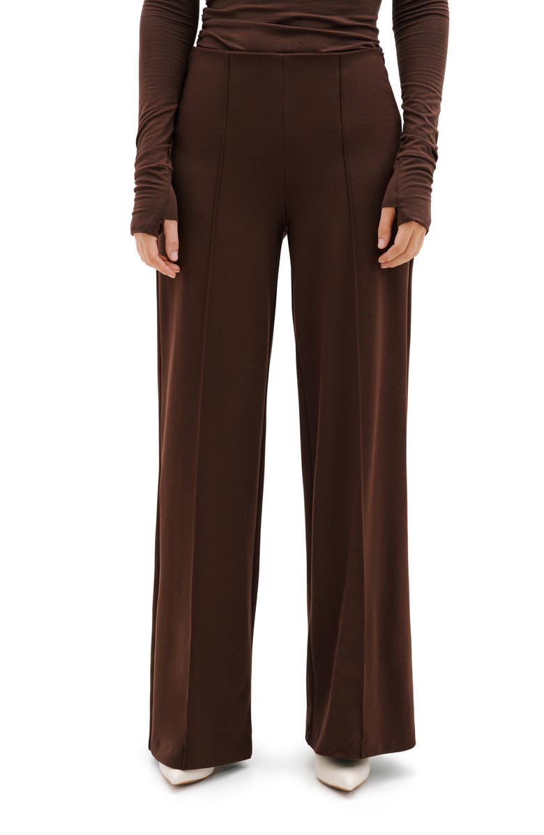 Marcella Gina Ponte Knit Pull-On Pants, Main, color,