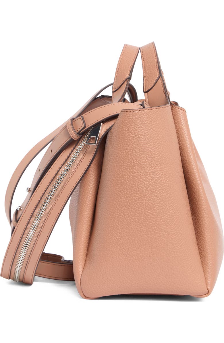 DKNY Willa Satchel Bag, Alternate, color, Hot Cocoa