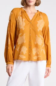 DR2 by Daniel Rainn Long Sleeve Cotton Top