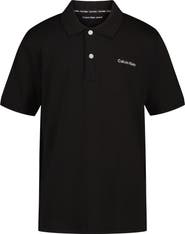 Calvin Klein Kids' Logo Cotton Polo