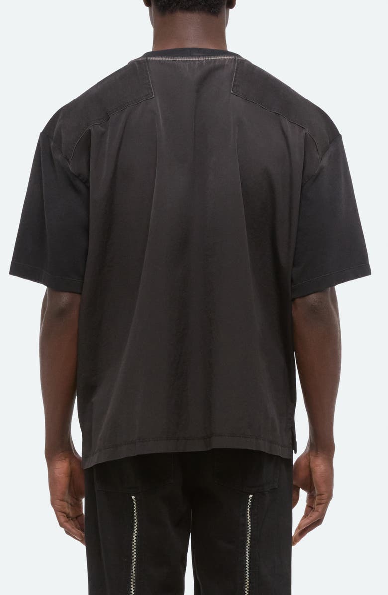 Helmut Lang Patch Cotton T-Shirt, Alternate, color, Black