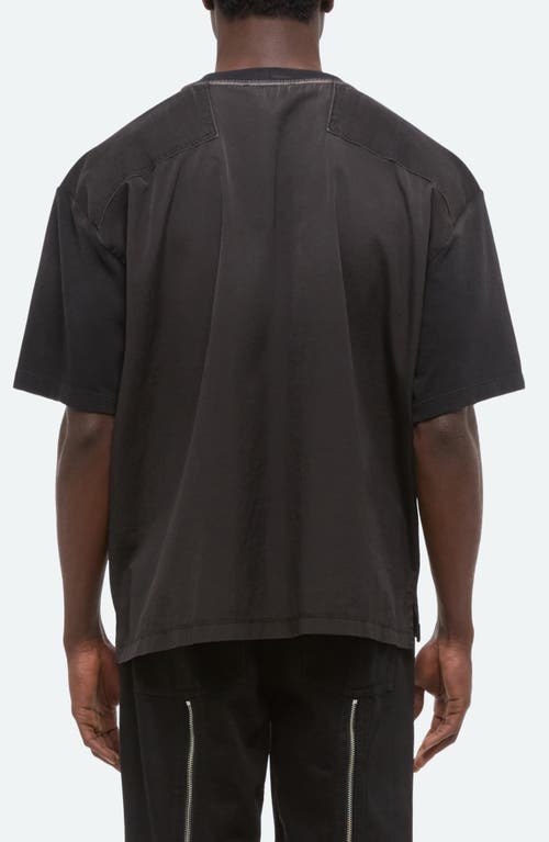 Helmut Lang Relaxed Fit Patch Tee In Black