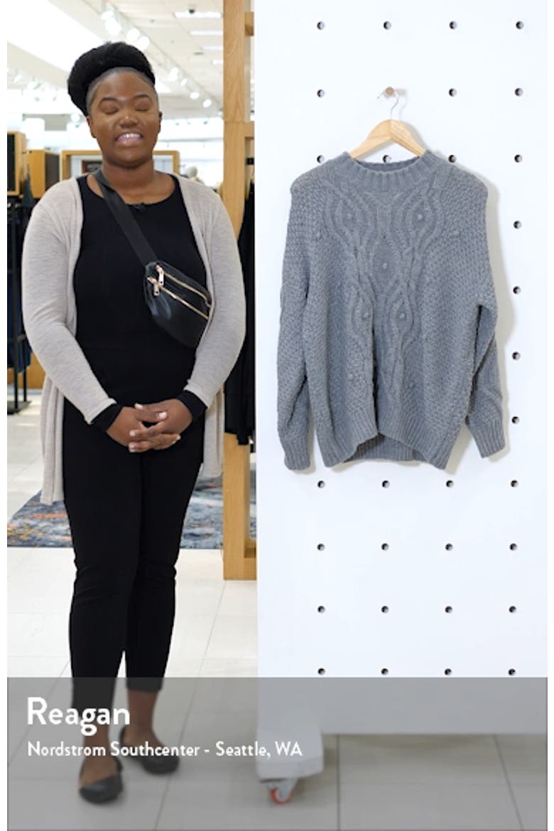 Textured Cable Sweater video