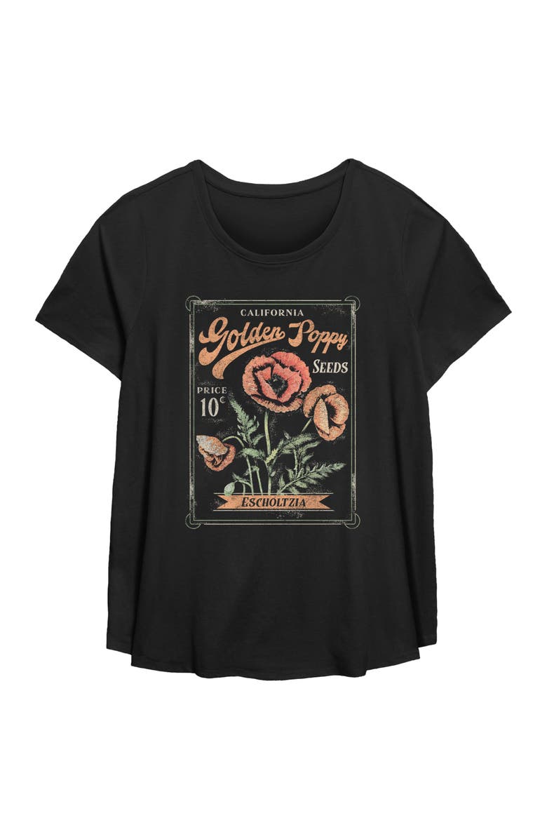 Lost Gods Women's Lost Gods Poppy Seeds Packet Graphic T-Shirt, Main, color, Black