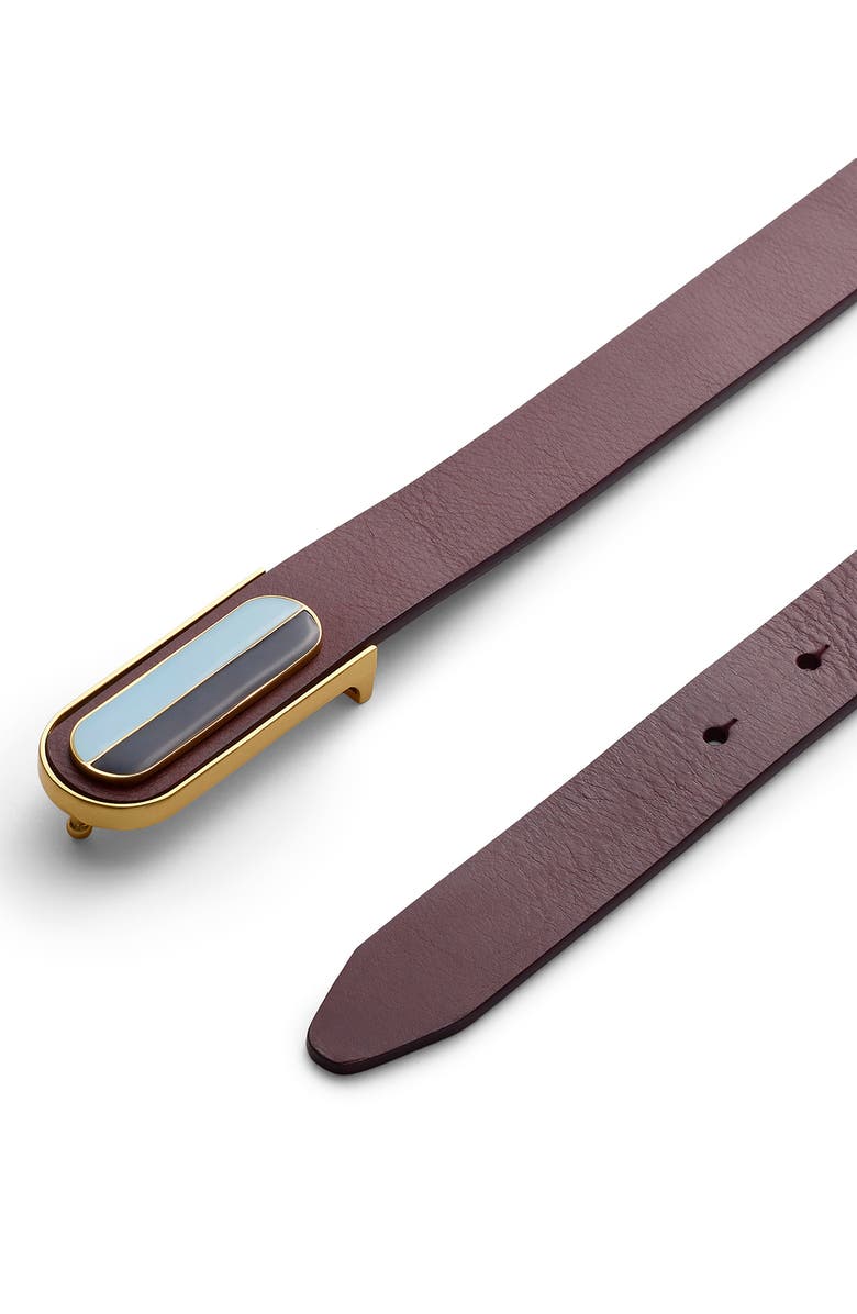 rag & bone Lenox Leather Belt, Alternate, color, 