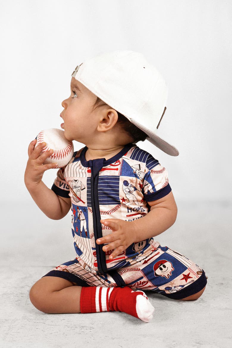 Field of Dreams Shorties, Alternate, color, Blue/ Cream