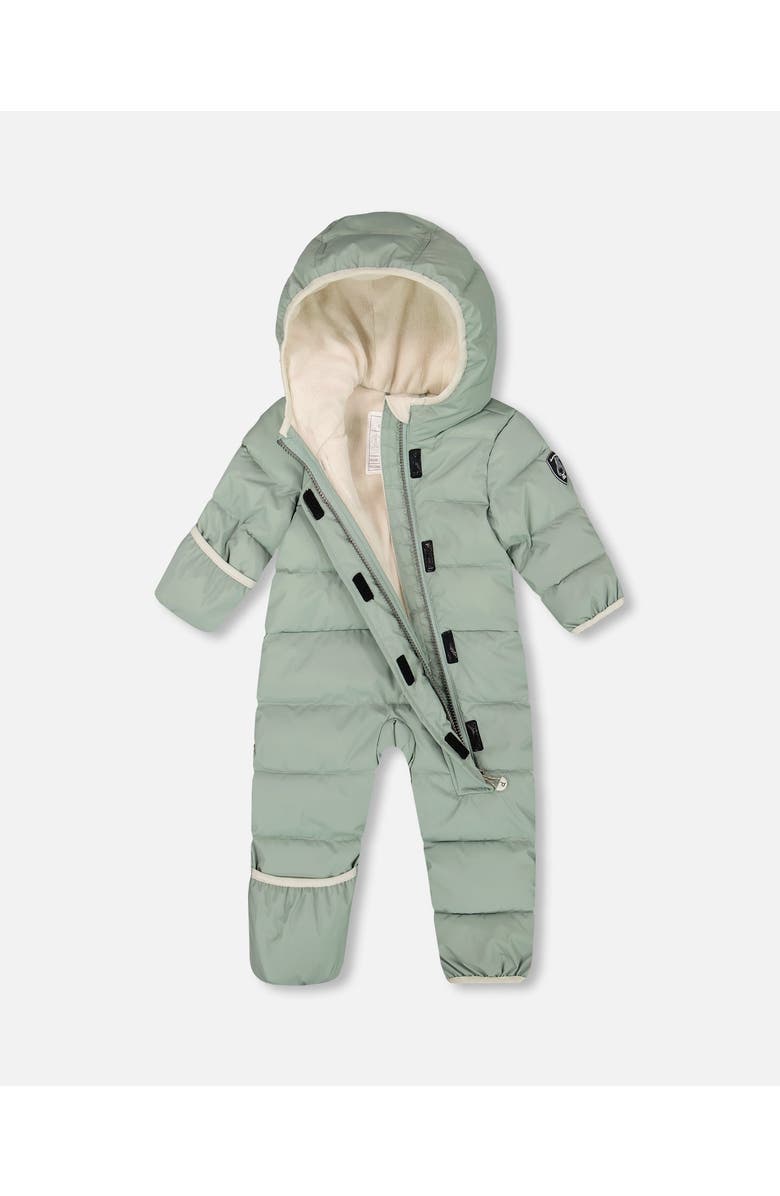 Deux par Deux Baby Boy One-Piece Cloud Compressible Snowsuit Designed for Car Seat, Alternate, color, 