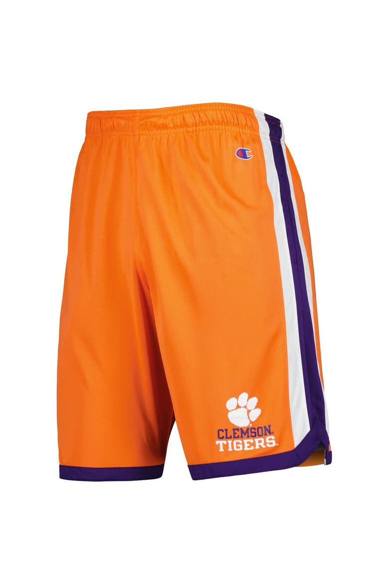 Men's Champion Orange Clemson Tigers Basketball Shorts, Alternate, color, Orange