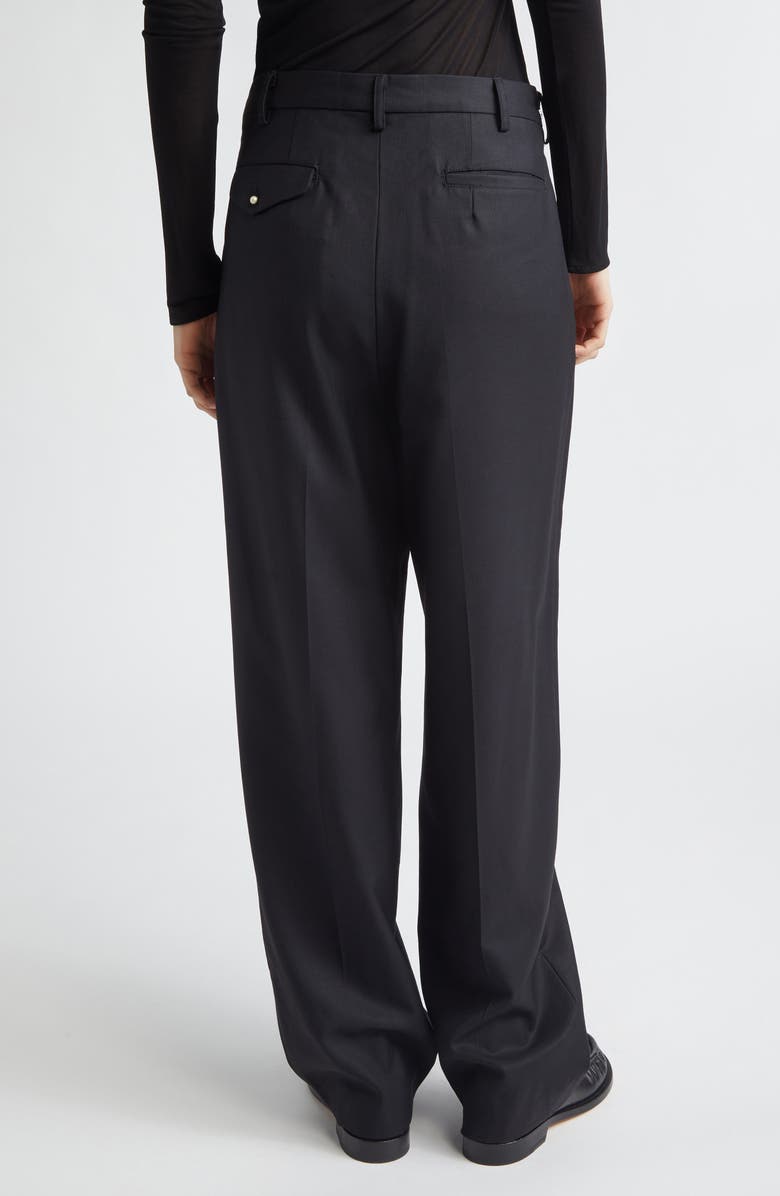 Magliano Double Pleat Wool Pants, Alternate, color, Black