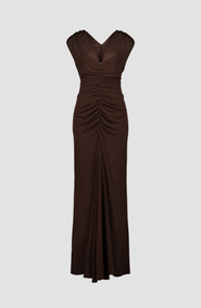 SAEMDI Frankie Ruched Chiffon Dress
