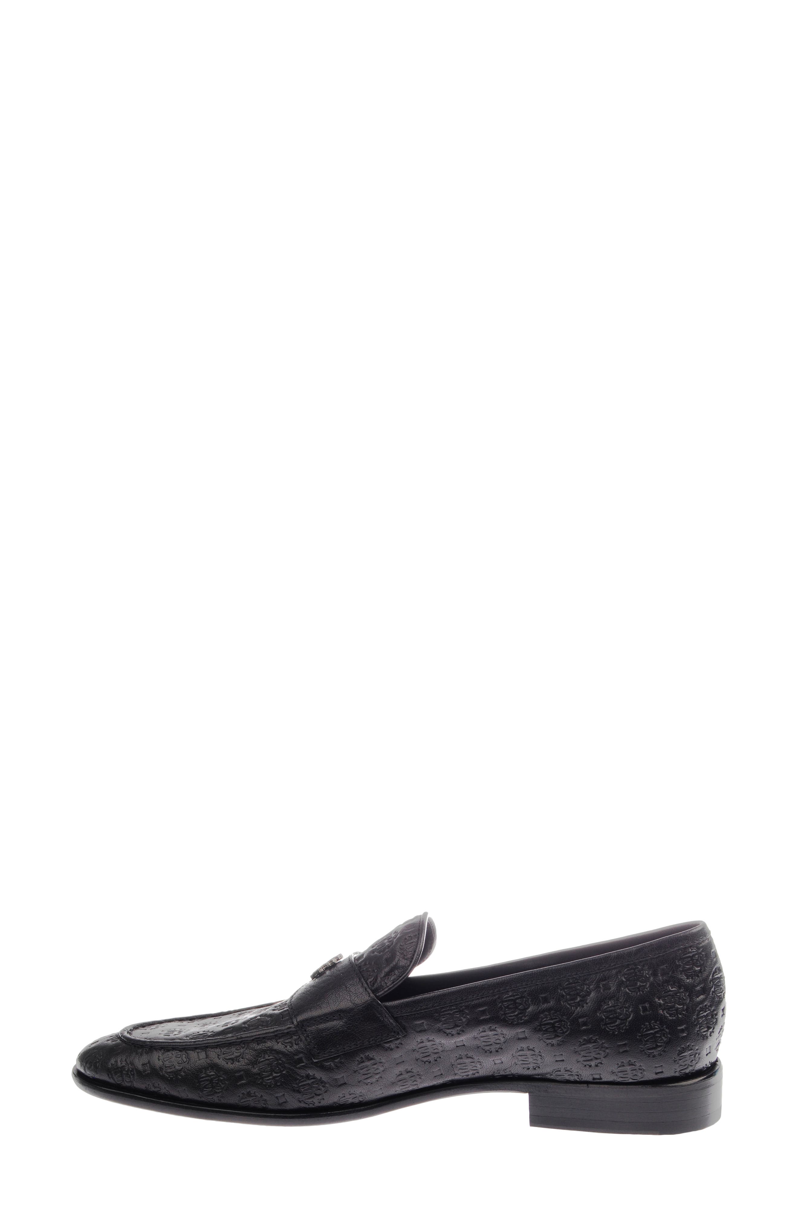 Roberto Cavalli Embossed Loafer, Alternate, color, 