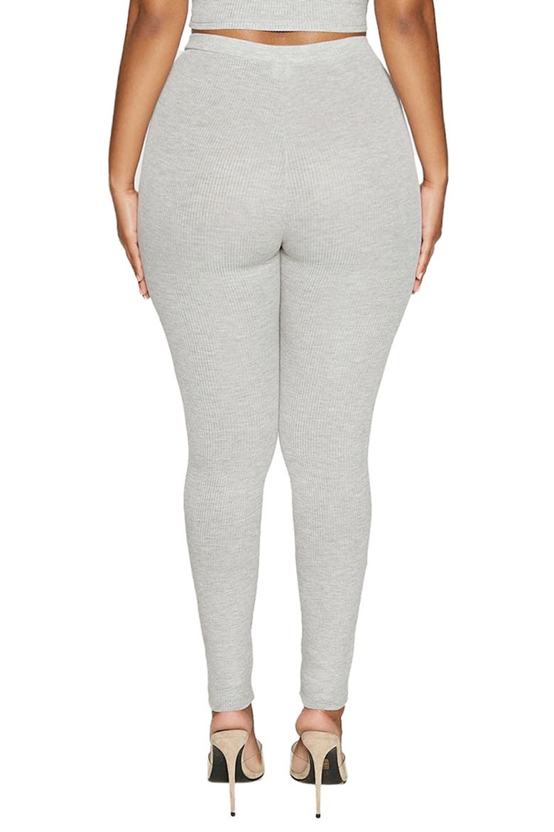 Microrib Leggings, Alternate, color, HEATHER GREY