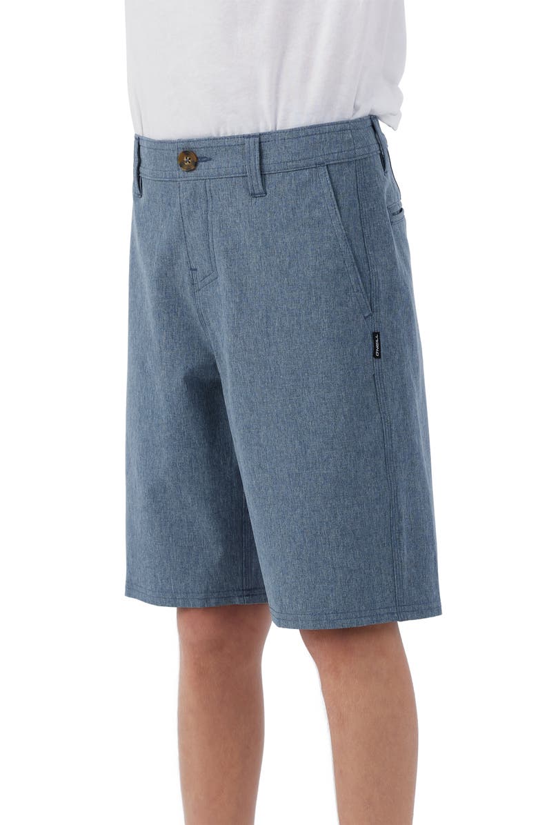 O'Neill Kids' Reserve Heather Hyperfreak Hybrid Shorts, Alternate, color, Navy