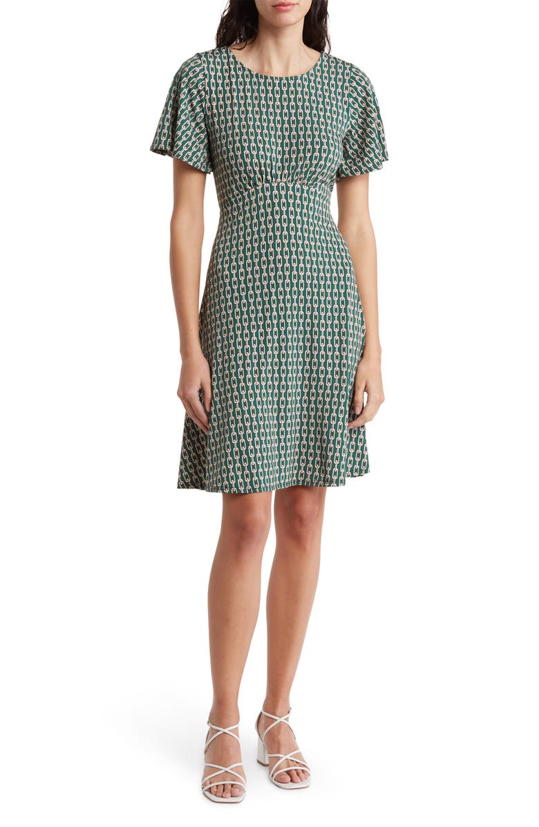 WEST K Knit Empire Mini Dress, Main, color, 