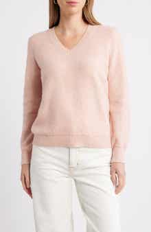 Caslon® Sequin V-Neck Sweater