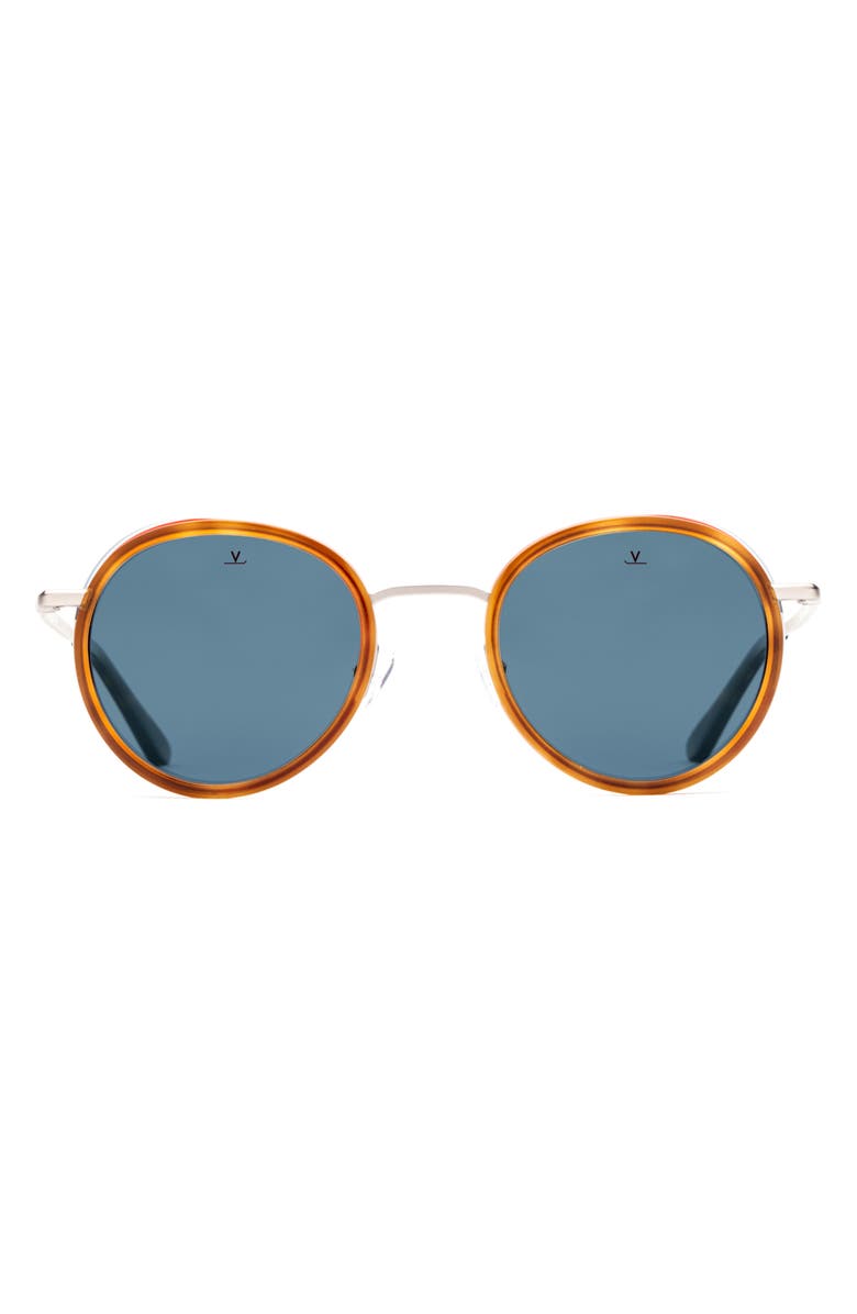 Vuarnet Edge Simple 49mm Round Sunglasses, Main, color, 