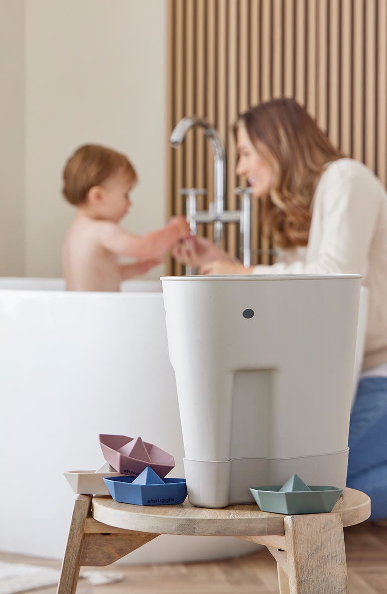 SHNUGGLE Baby Bath & Change Bundle, Alternate, color, Pebble Grey