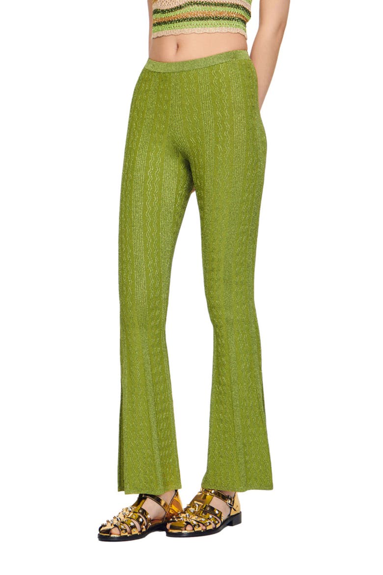Chalamet Flared Pants, Main, color, KAKI CLAIR