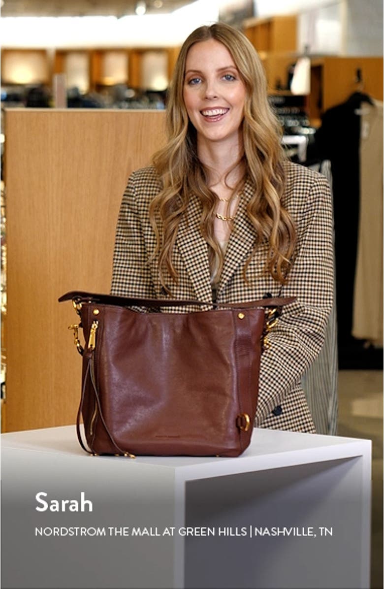 Mab Leather Hobo Bag, sales video thumbnail