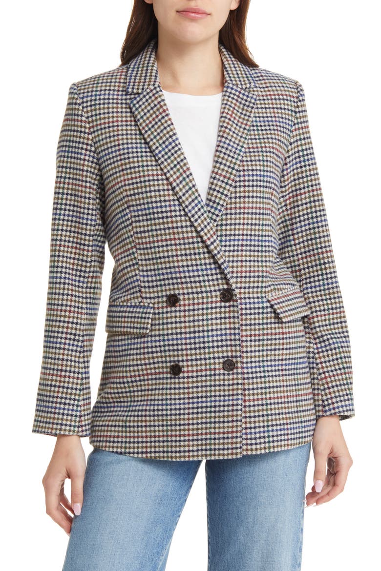 Jac Blazer, Alternate, color, CARDINAL PINE MULTI