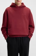 BOSS Stevens Cotton Fleece Pullover Hoodie