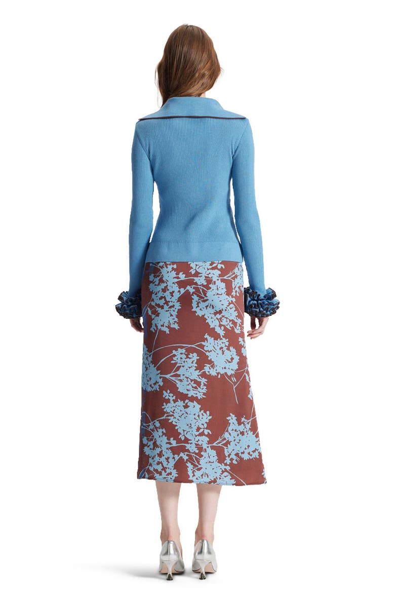 THEO The Label Hydra Printed Maxi Skirt, Alternate, color, 