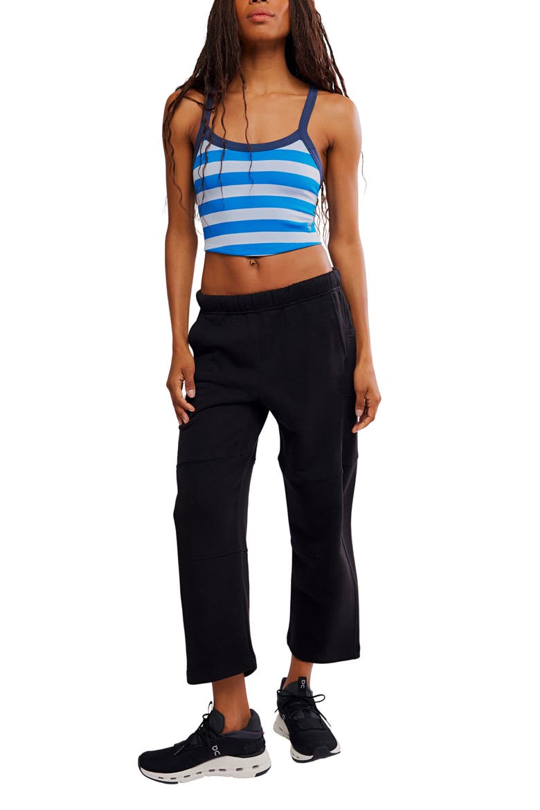 FP Movement Top Score Cotton Pants, Alternate, color, BLACK