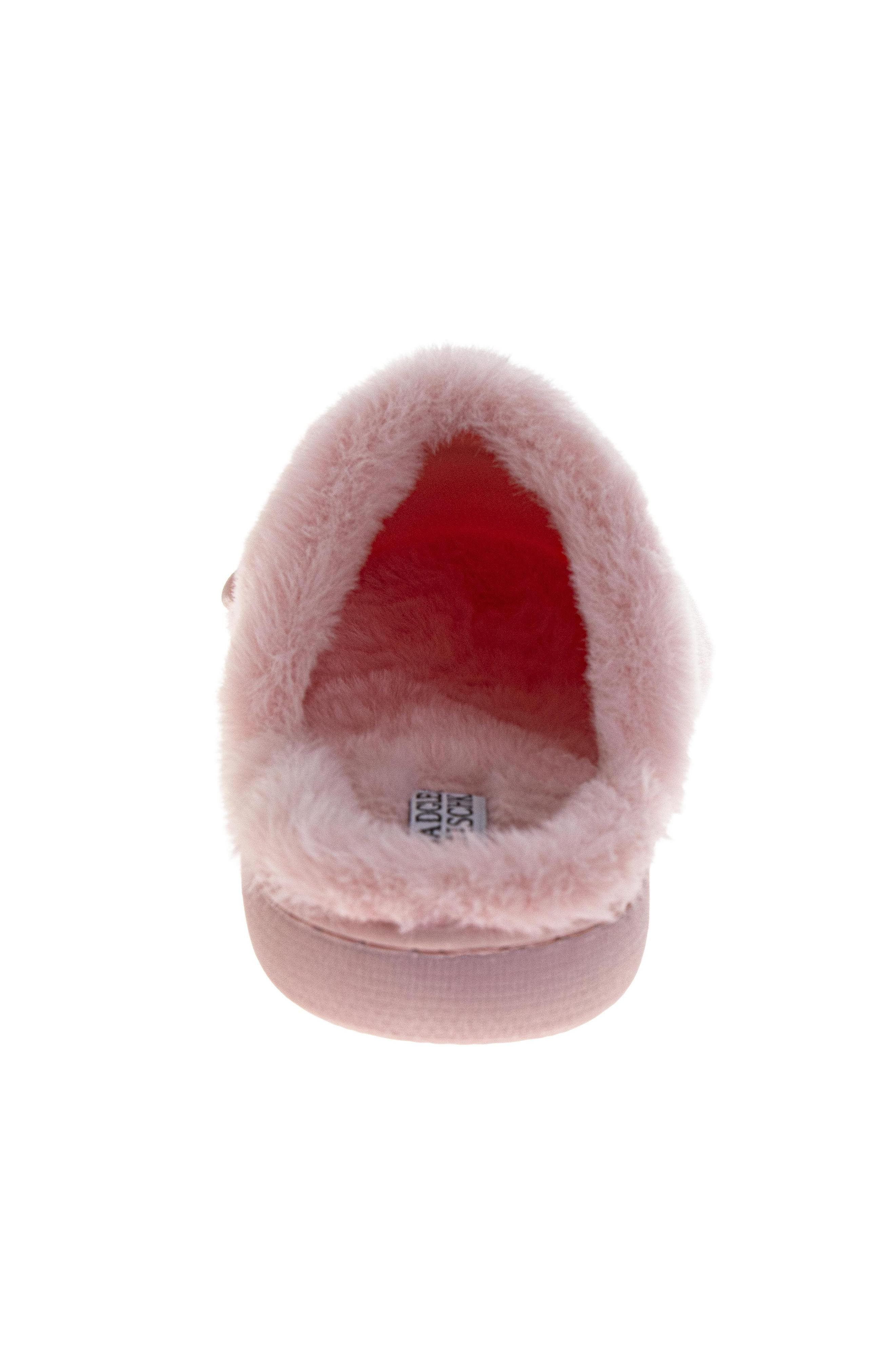 Womens Sparkling Brooch Slippers, Alternate, color, PINK