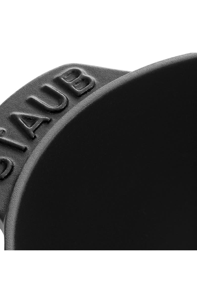 Staub Cast Iron 2-Quart Mussel Pot, Alternate, color, Matte Black