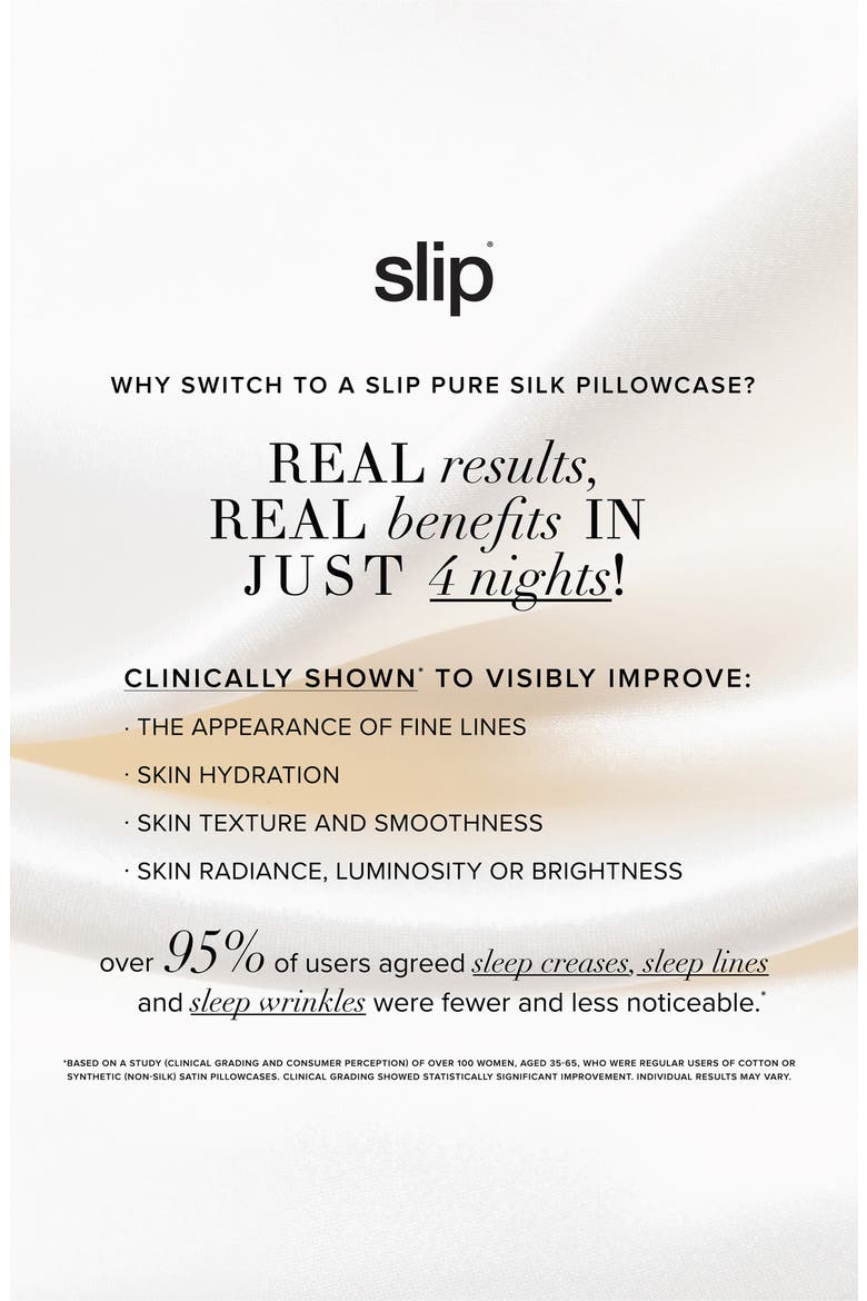 Set of 2 Silk King Pillowcases $280 Value, Alternate, color, WHITE