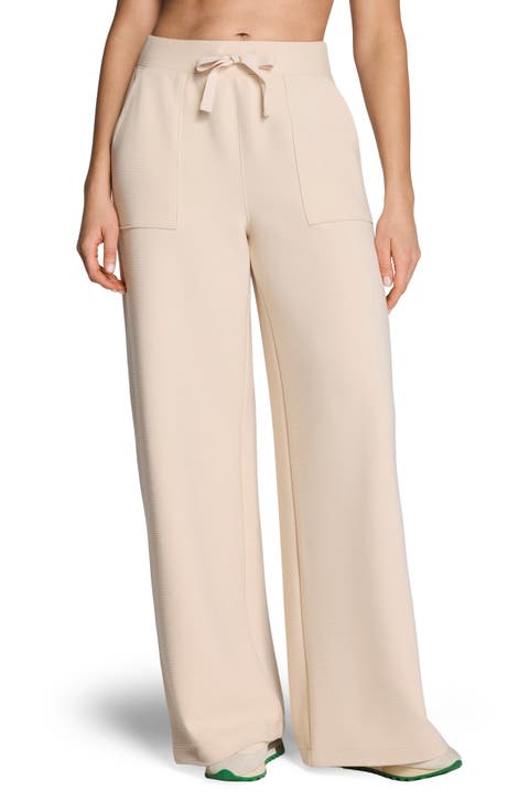 AirEssentials Wide Leg French Terry Rib Pants