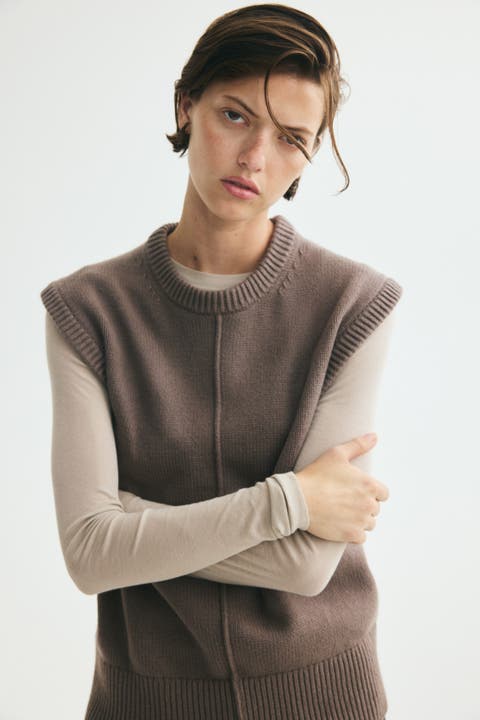 Knit Sweater Vest