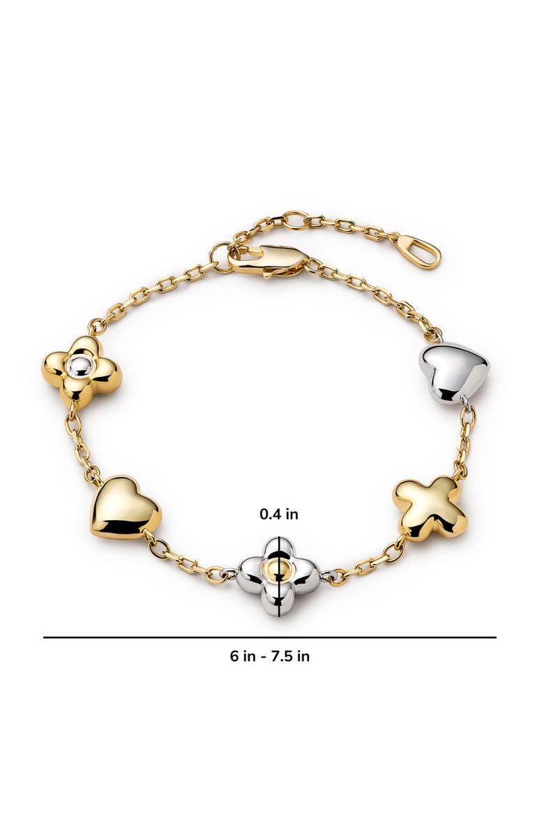 Ana Luisa Azura Charm Bracelet, Alternate, color,