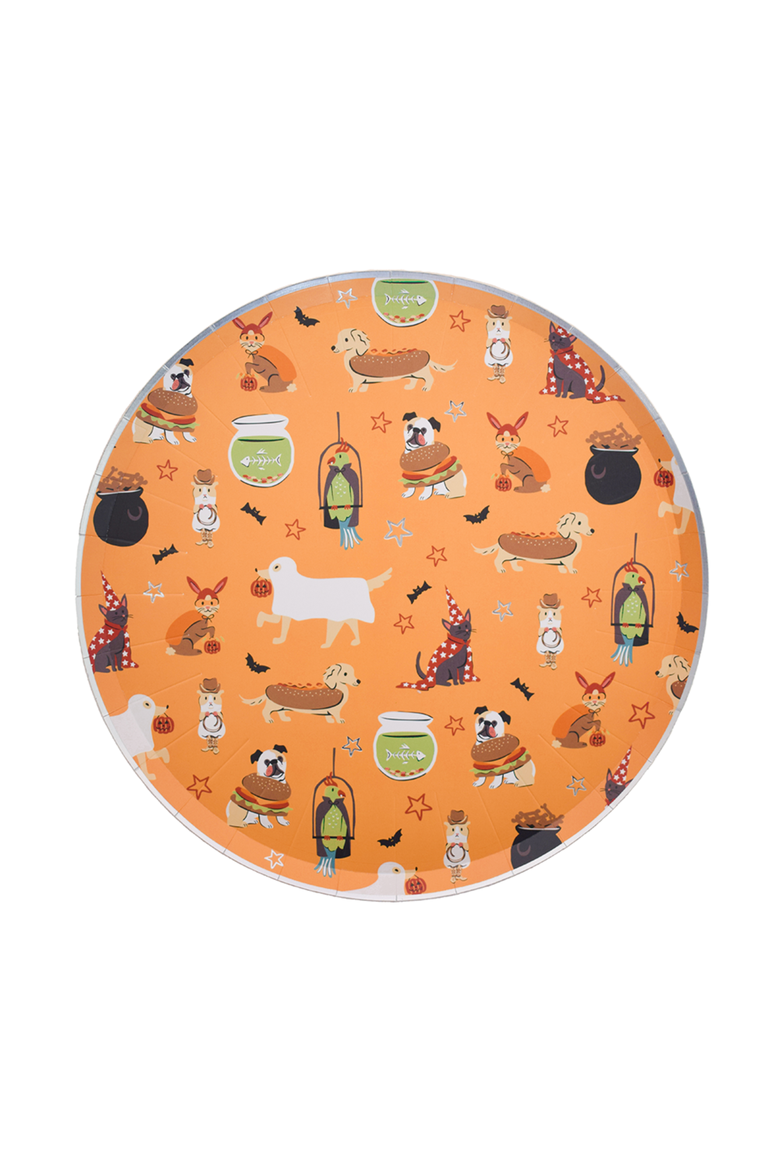 Trick or Treat Street Pets in Halloween Costumes Large Plates, Main, color, Assorted Pre-Pack