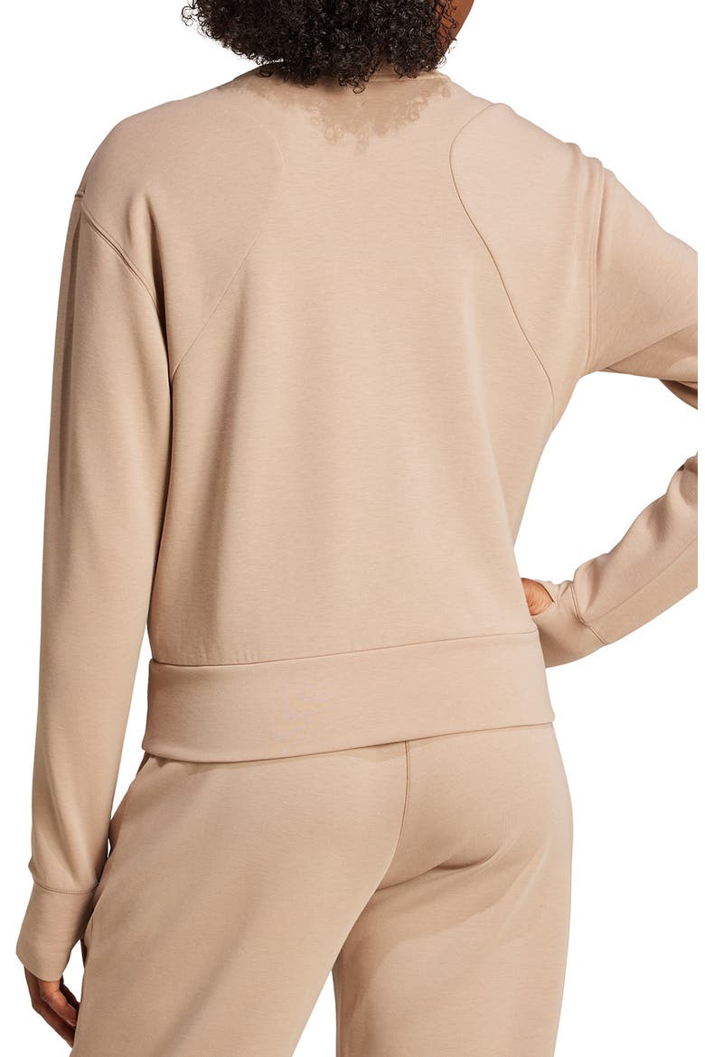 D4T Crewneck Sweatshirt, Alternate, color, CHALKY BROWN/